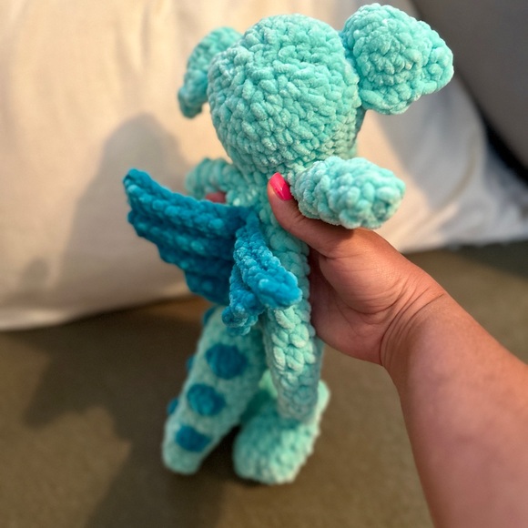 Crochet Dragon Lovey - Picture 4 of 5